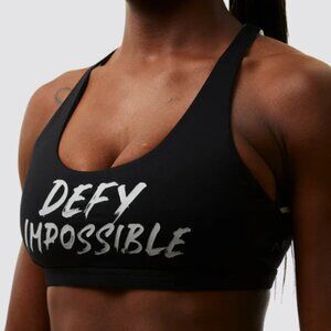Born Primitive Defy Impossible Vitality Sports Bra, Size Medium